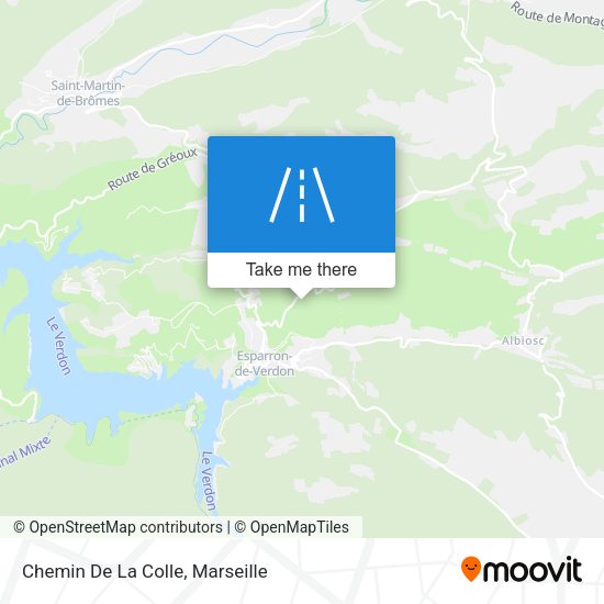Chemin De La Colle map
