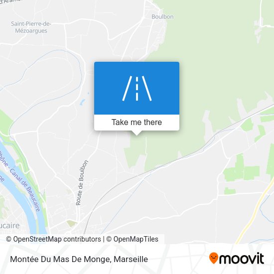 Montée Du Mas De Monge map