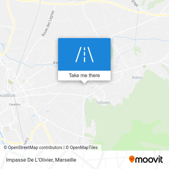 Impasse De L'Olivier map