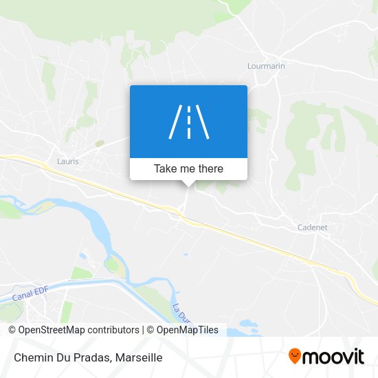 Chemin Du Pradas map