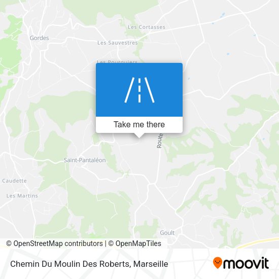 Chemin Du Moulin Des Roberts map