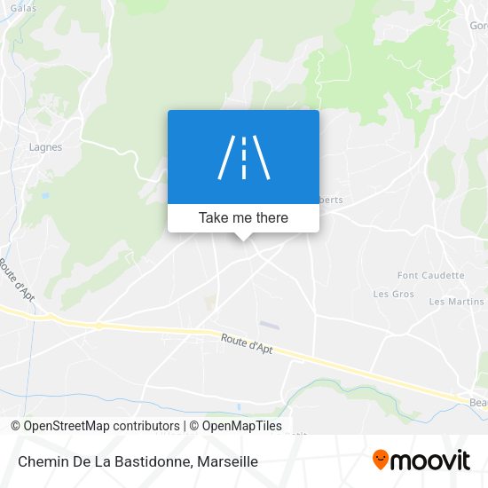 Chemin De La Bastidonne map