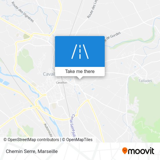 Chemin Serre map