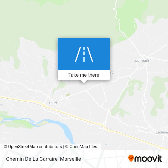 Chemin De La Carraire map