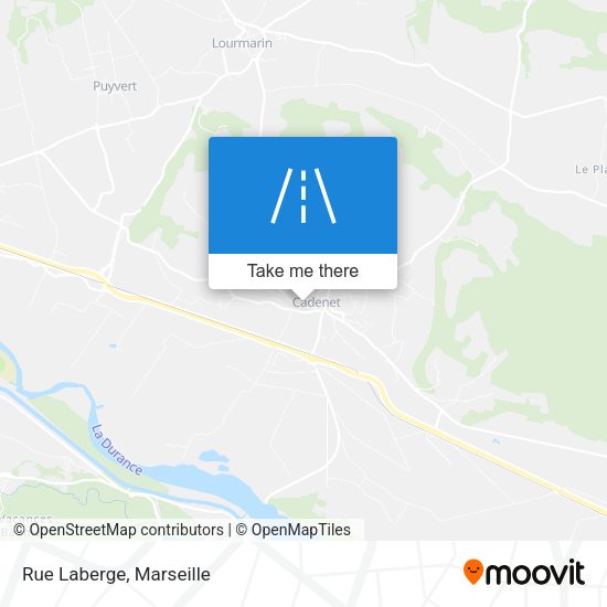 Rue Laberge map