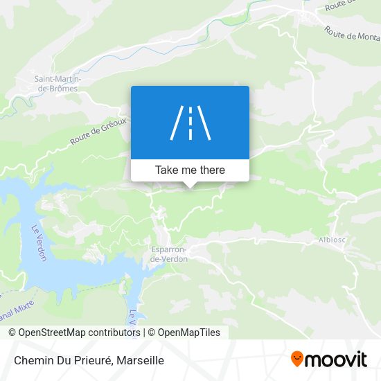 Chemin Du Prieuré map