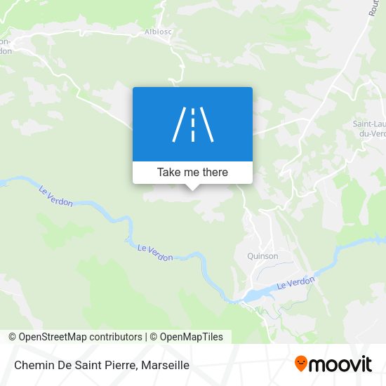 Chemin De Saint Pierre map