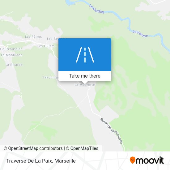 Traverse De La Paix map