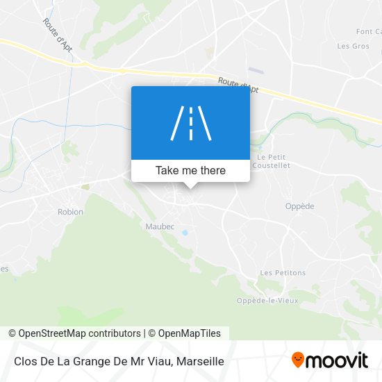 Clos De La Grange De Mr Viau map