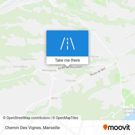Chemin Des Vignes map