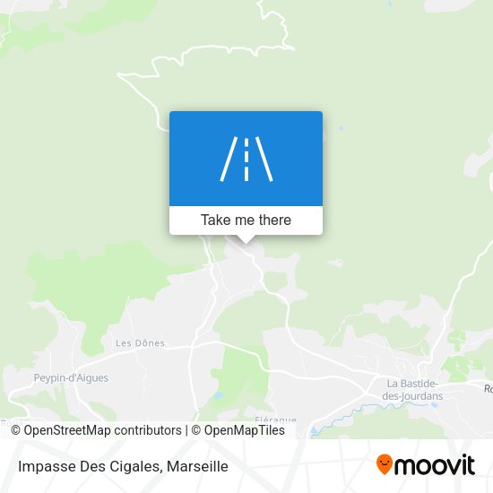 Impasse Des Cigales map