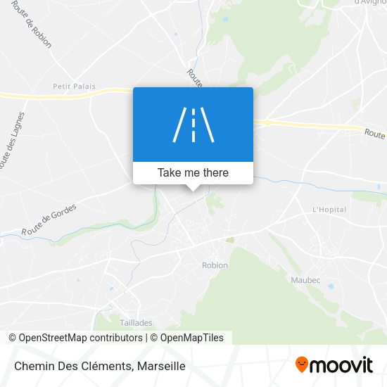 Chemin Des Cléments map