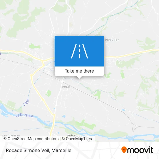 Rocade Simone Veil map