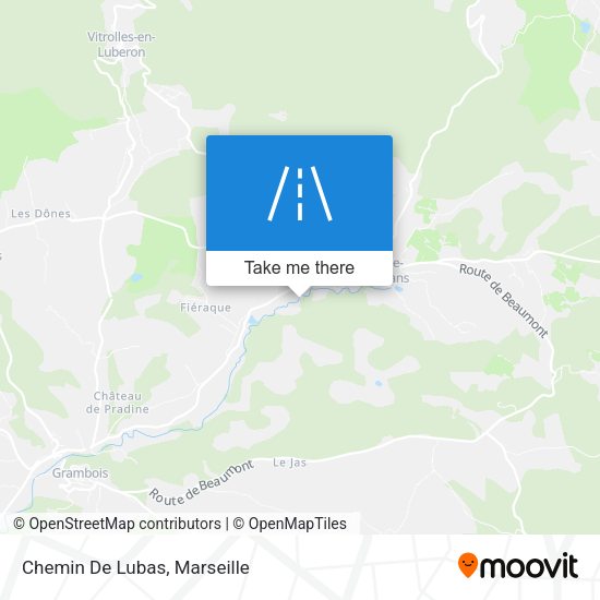 Chemin De Lubas map