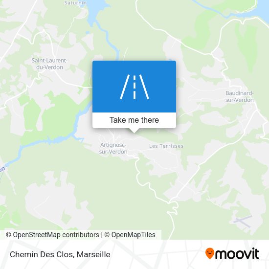 Chemin Des Clos map