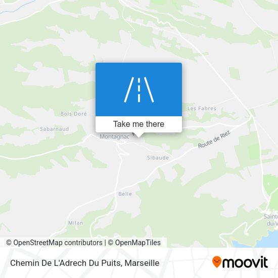 Chemin De L'Adrech Du Puits map
