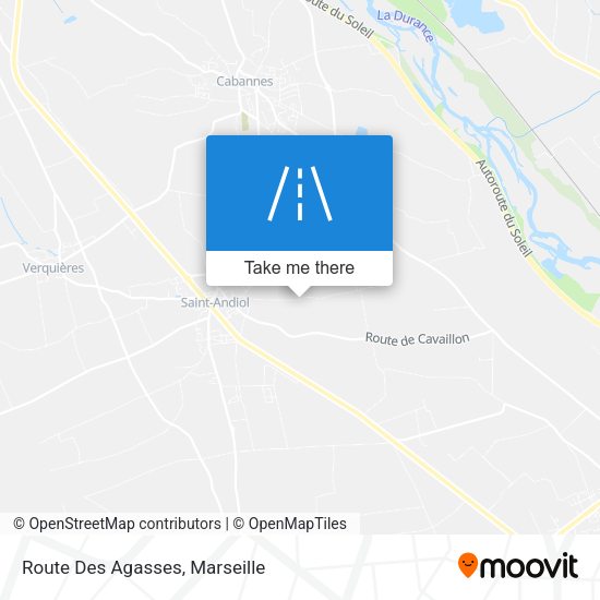 Route Des Agasses map