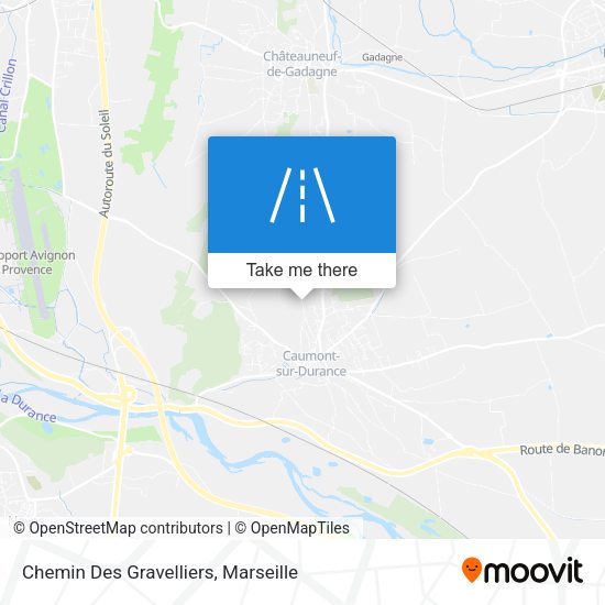 Chemin Des Gravelliers map