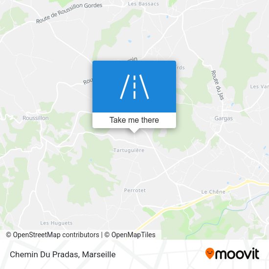 Chemin Du Pradas map