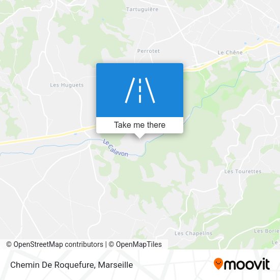 Chemin De Roquefure map
