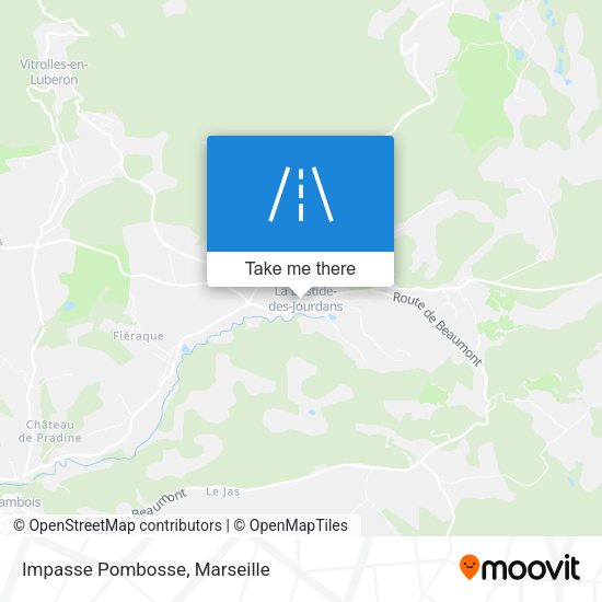 Impasse Pombosse map
