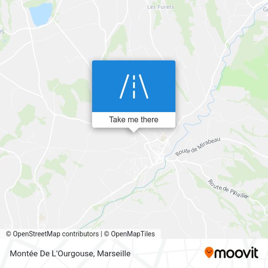 Montée De L'Ourgouse map