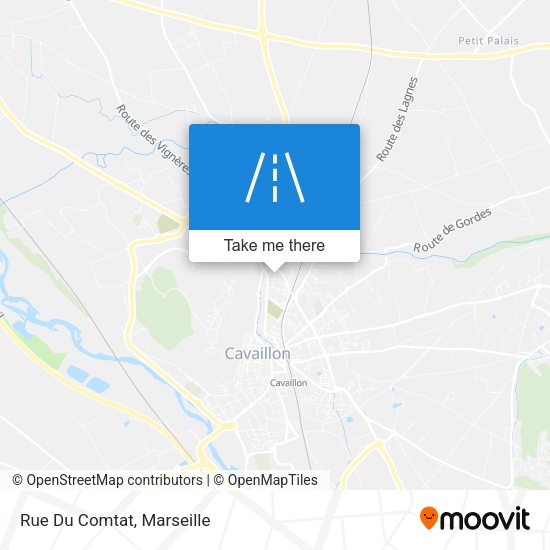 Rue Du Comtat map