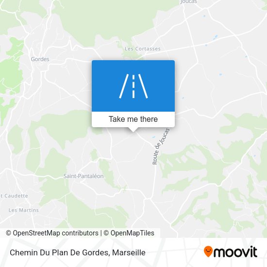 Chemin Du Plan De Gordes map