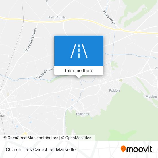Chemin Des Caruches map