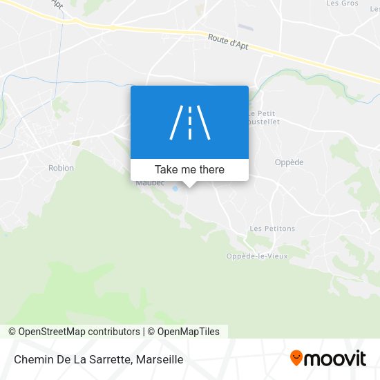 Chemin De La Sarrette map