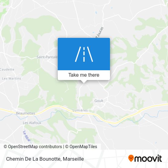 Chemin De La Bounotte map