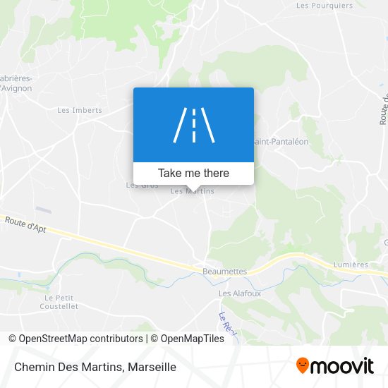 Chemin Des Martins map