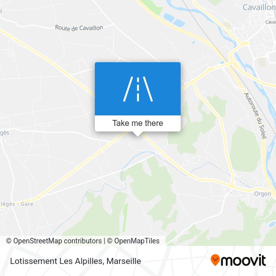 Lotissement Les Alpilles map