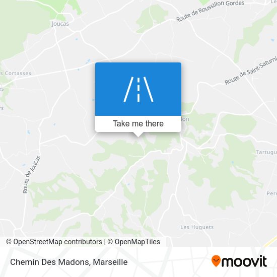 Chemin Des Madons map