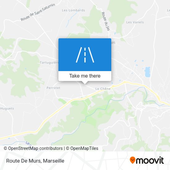 Route De Murs map