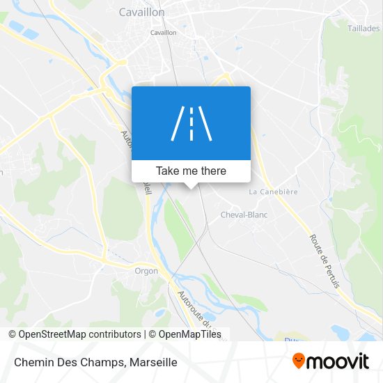 Chemin Des Champs map