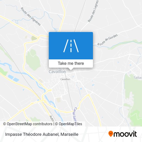 Impasse Théodore Aubanel map