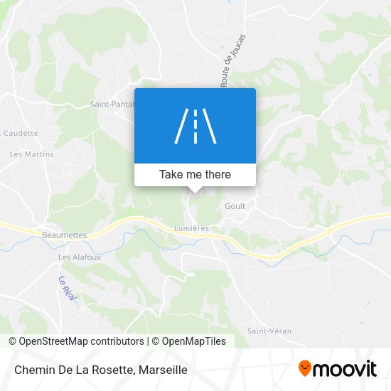 Chemin De La Rosette map