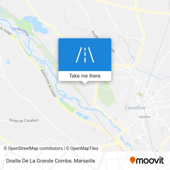 Draille De La Grande Combe map
