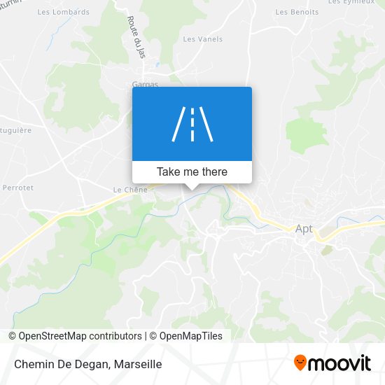 Chemin De Degan map