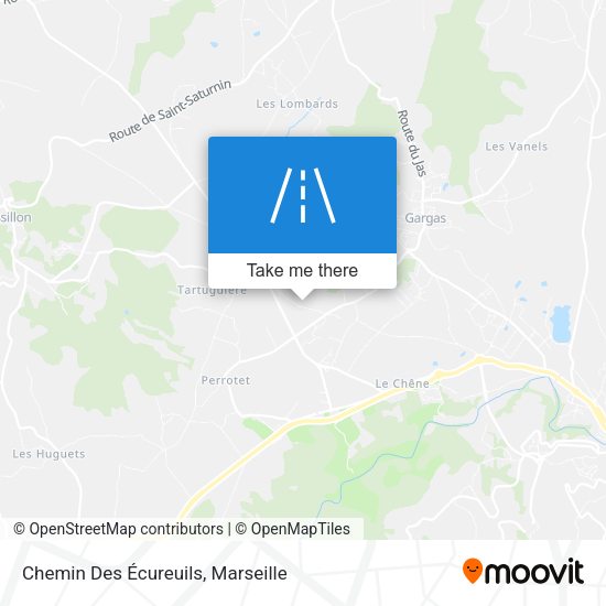 Chemin Des Écureuils map
