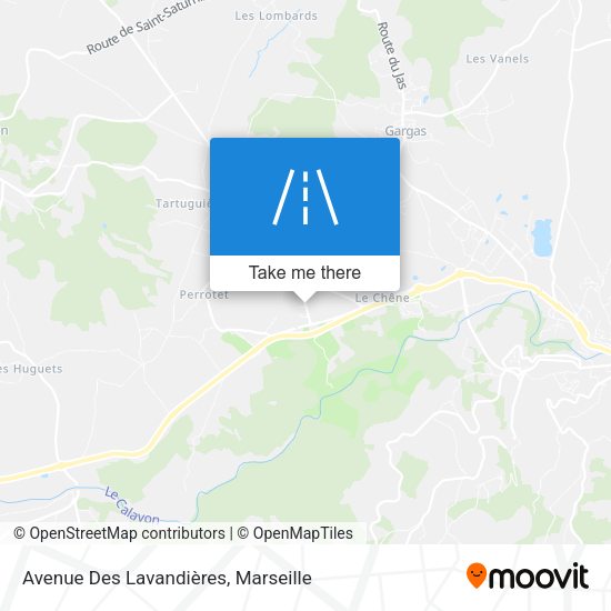 Avenue Des Lavandières map
