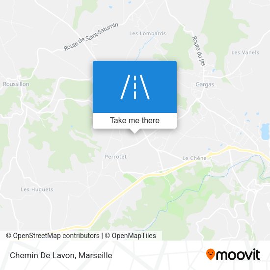 Chemin De Lavon map