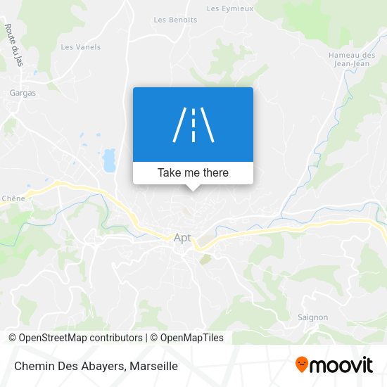 Chemin Des Abayers map