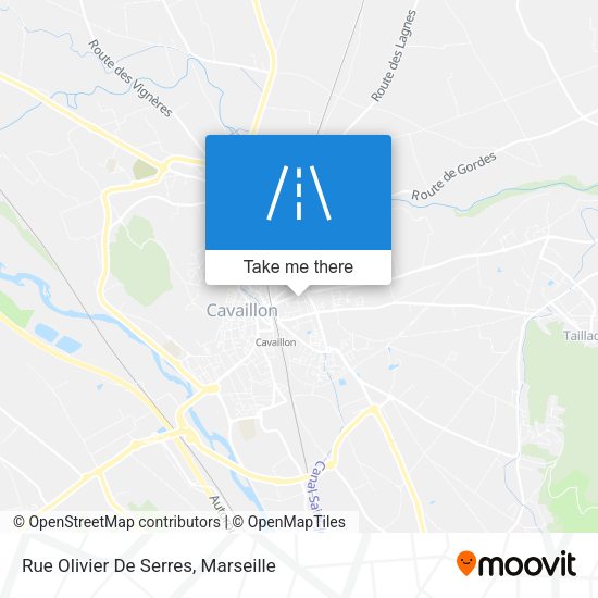 Rue Olivier De Serres map