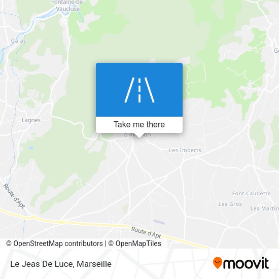 Le Jeas De Luce map