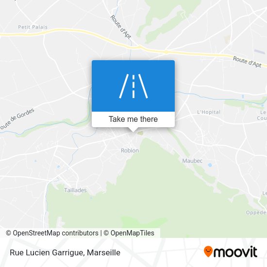 Rue Lucien Garrigue map