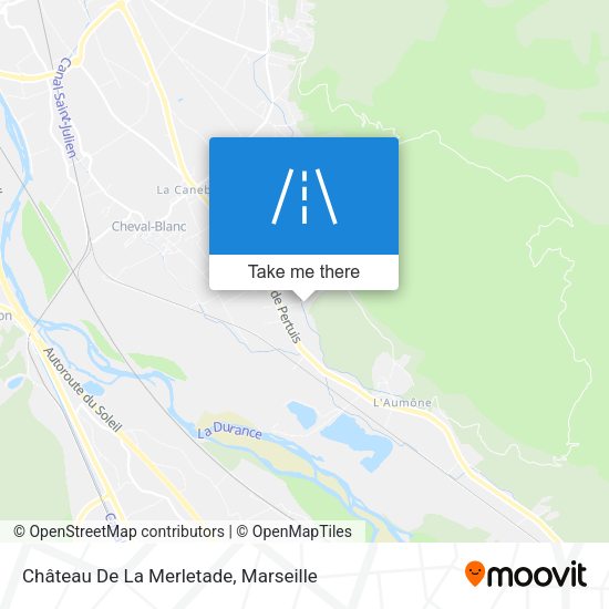 Château De La Merletade map