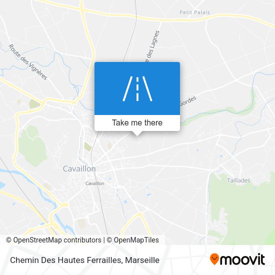 Chemin Des Hautes Ferrailles map