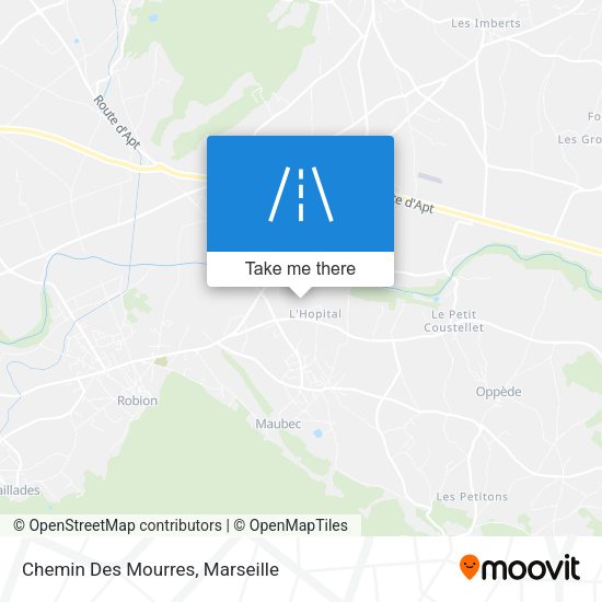 Chemin Des Mourres map